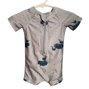 Kate Quinn shortie beluga swim 0-3m washed unworn EUC